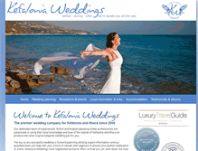 Tablet Screenshot of kefalonia-weddings.co.uk